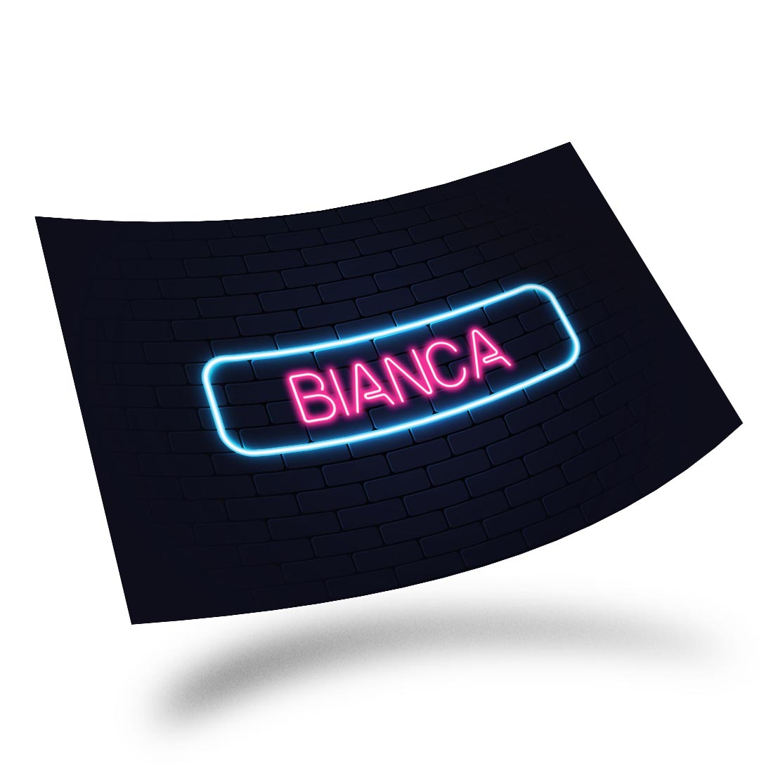 Art Print Poster Neon Sign Design Bianca Name #352803 | eBay