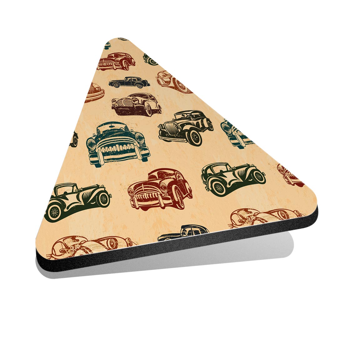 1x Triangle Fridge MDF Magnet Retro Vintage Cars Dad Uncle Grandad ...