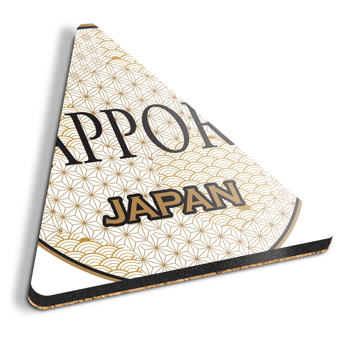 Triangle MDF Coaster Sapporo Japan Asian Texture 60464 eBay