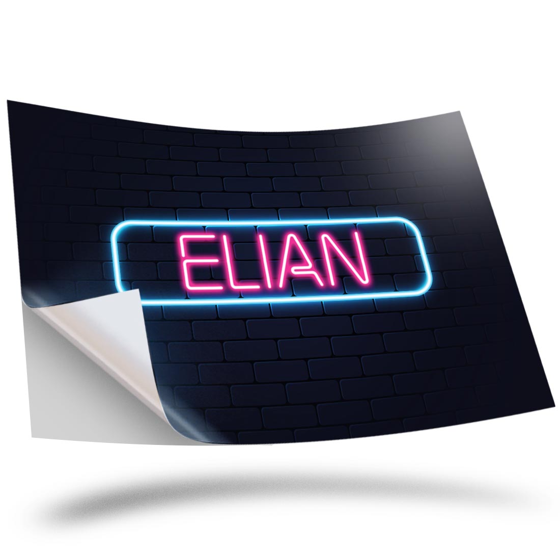 1x Vinyl Sticker Neon Sign Design Elian Name #351880 | eBay