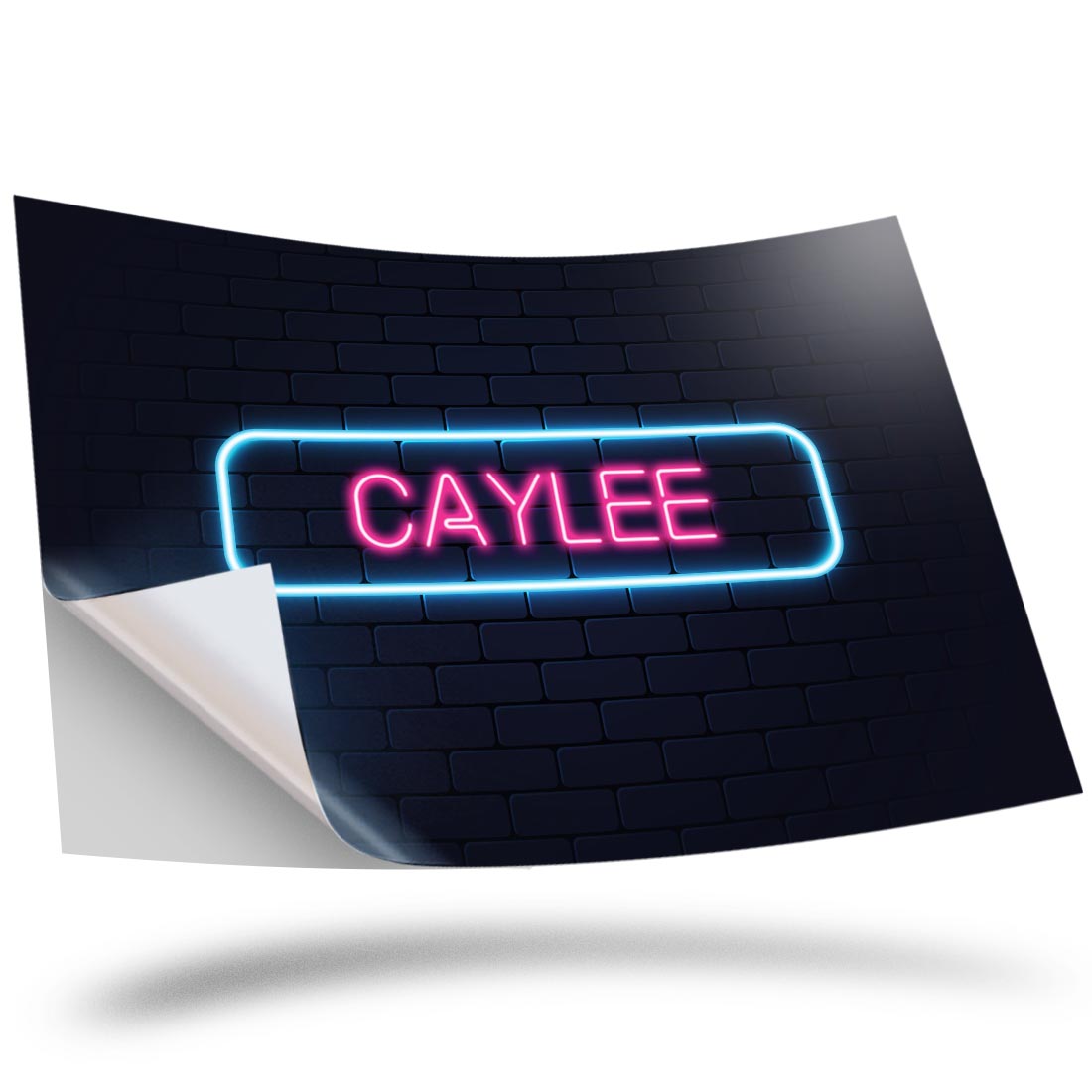 1x Vinyl Sticker Neon Sign Design Caylee Name #352851 | eBay